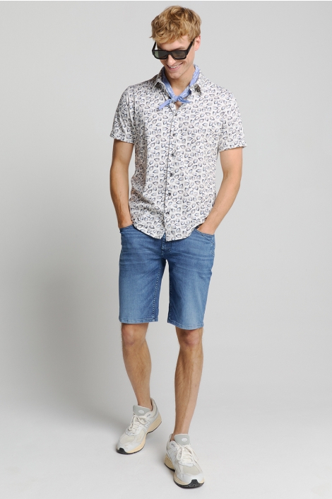 NO-EXCESS shirt short sleeve jersey allover p